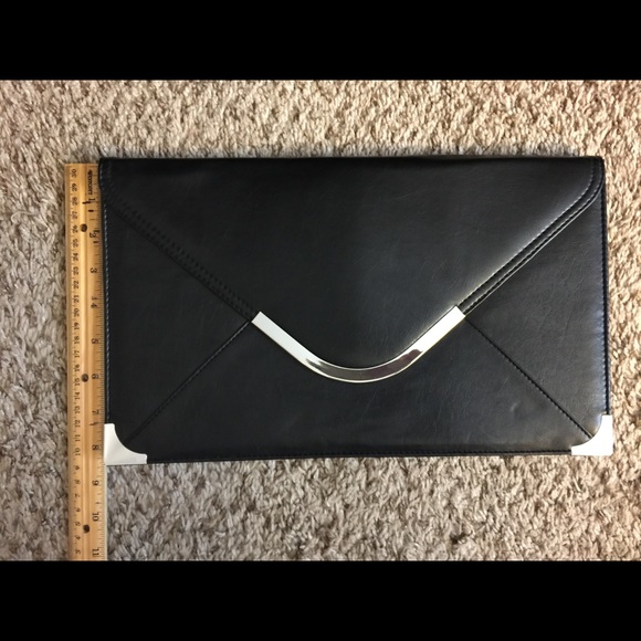 Envelope Clutch/Handbag - Black/Silver - USED ONCE - Picture 1 of 8